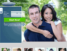 Tablet Screenshot of datingmixedrace.com